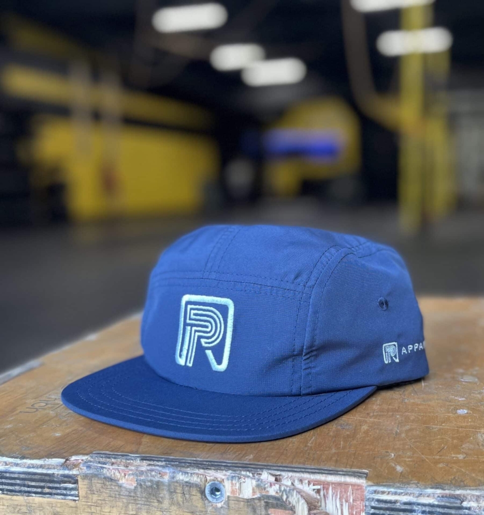 5 Panel Dri-Fit Runner Hat - Navy Blue