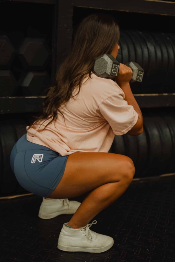 Women’s Performance Shorts: Blue