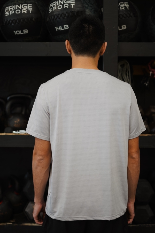 Dri Fit Logo Tee Grey Back