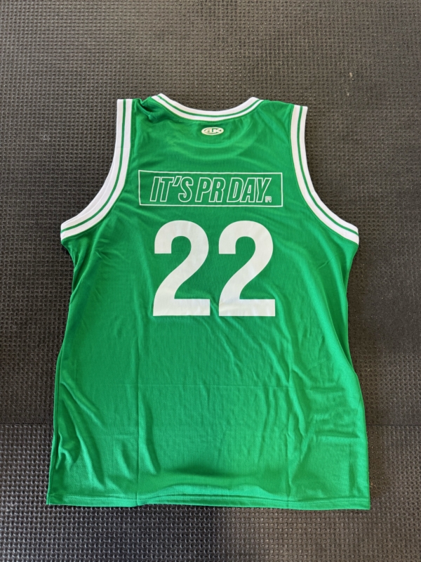 PR Apparel Jersey Green Back