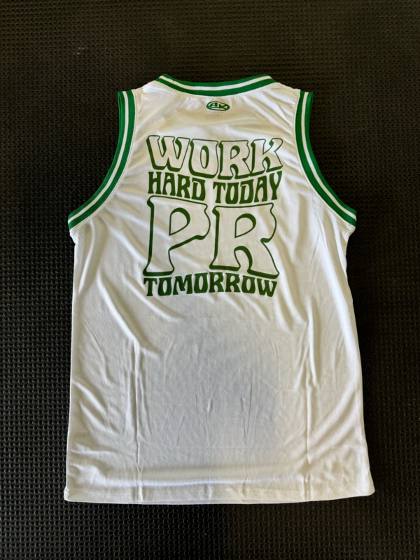 PR Apparel Jersey White Back