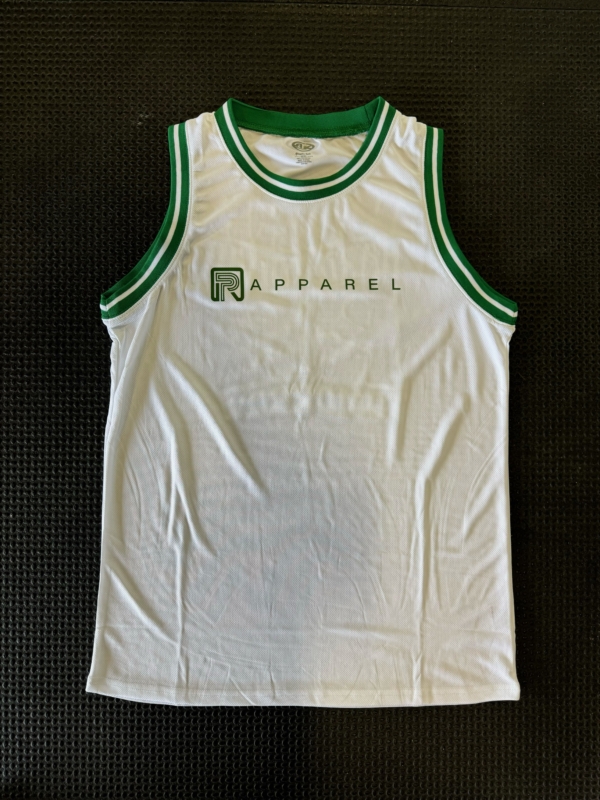 PR Apparel Jersey White Front