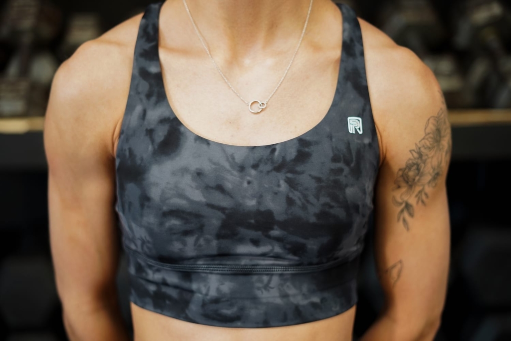 The Lifestyle Sports Bra Tie Dye Front