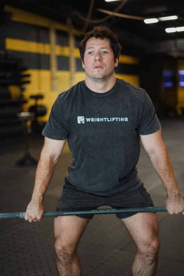 The Weightlifting Tee Black Barbell